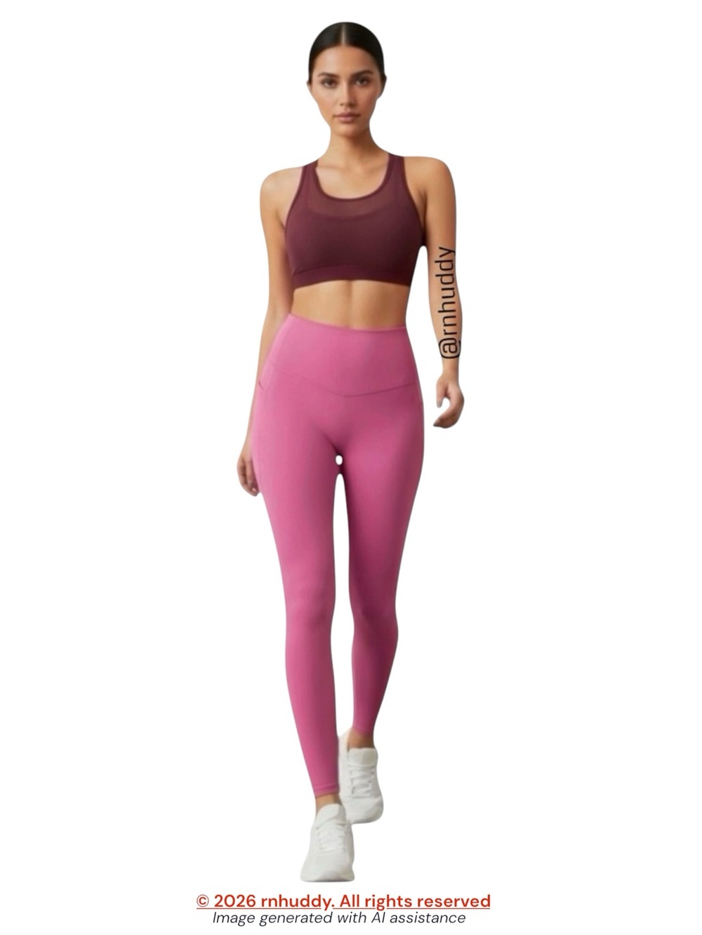Halara L pink ultra sculpt side pocket leggings